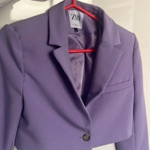 Zara cropped blazer